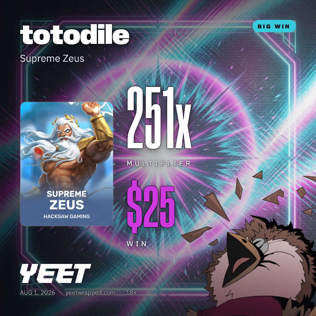 totodile hit 251.1x on Supreme Zeus