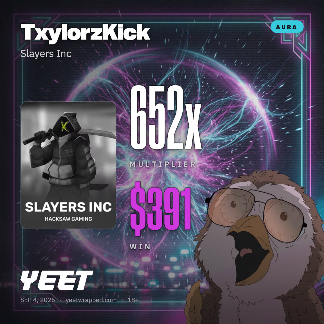 TxylorzKick hit 651.7x on Slayers Inc