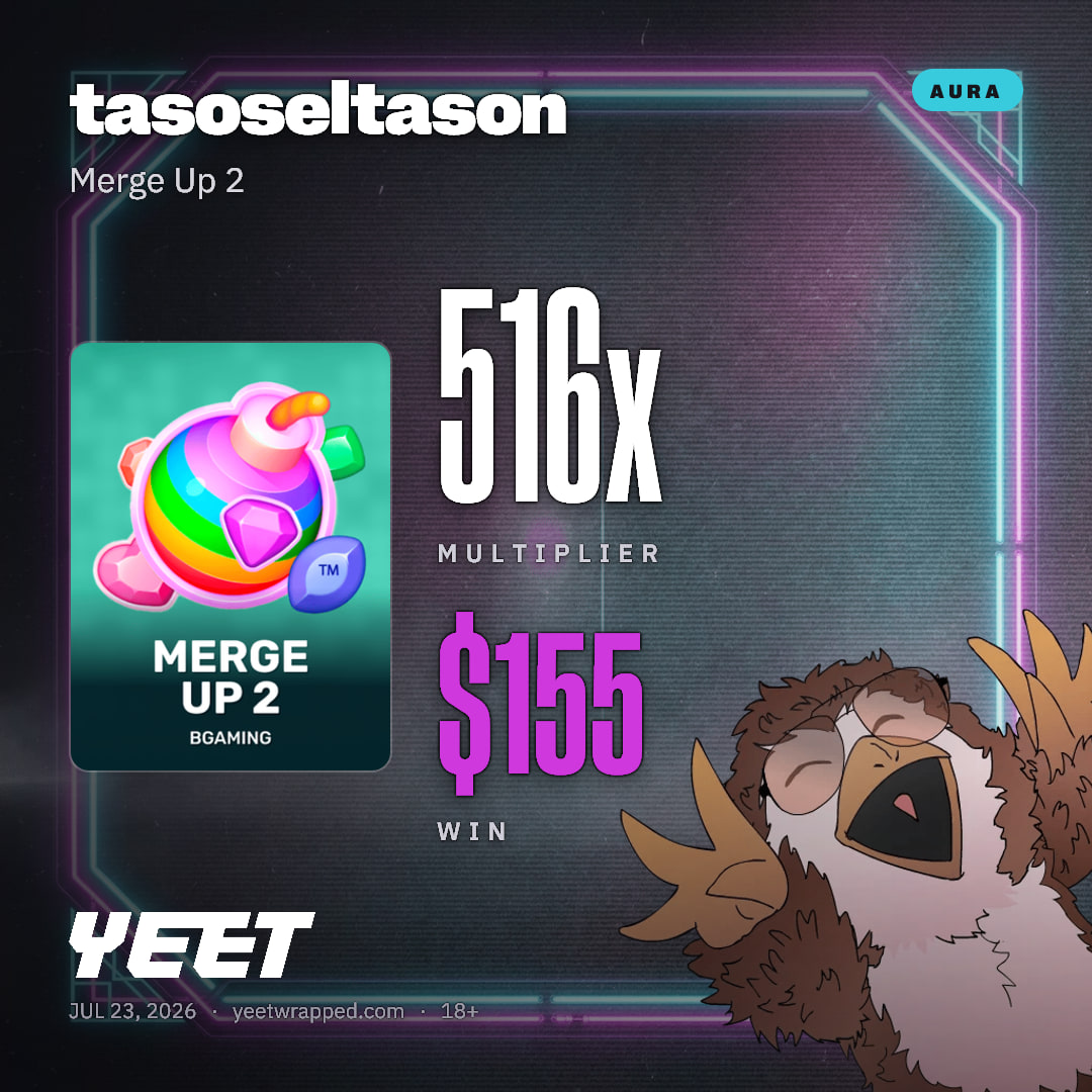 tasoseltason hit 515.7x on Merge Up 2