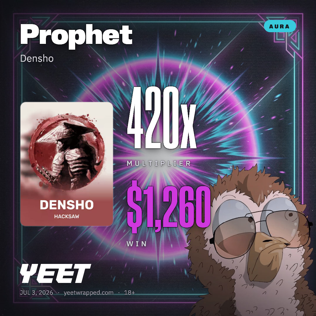 Prophet hit 420x on Densho
