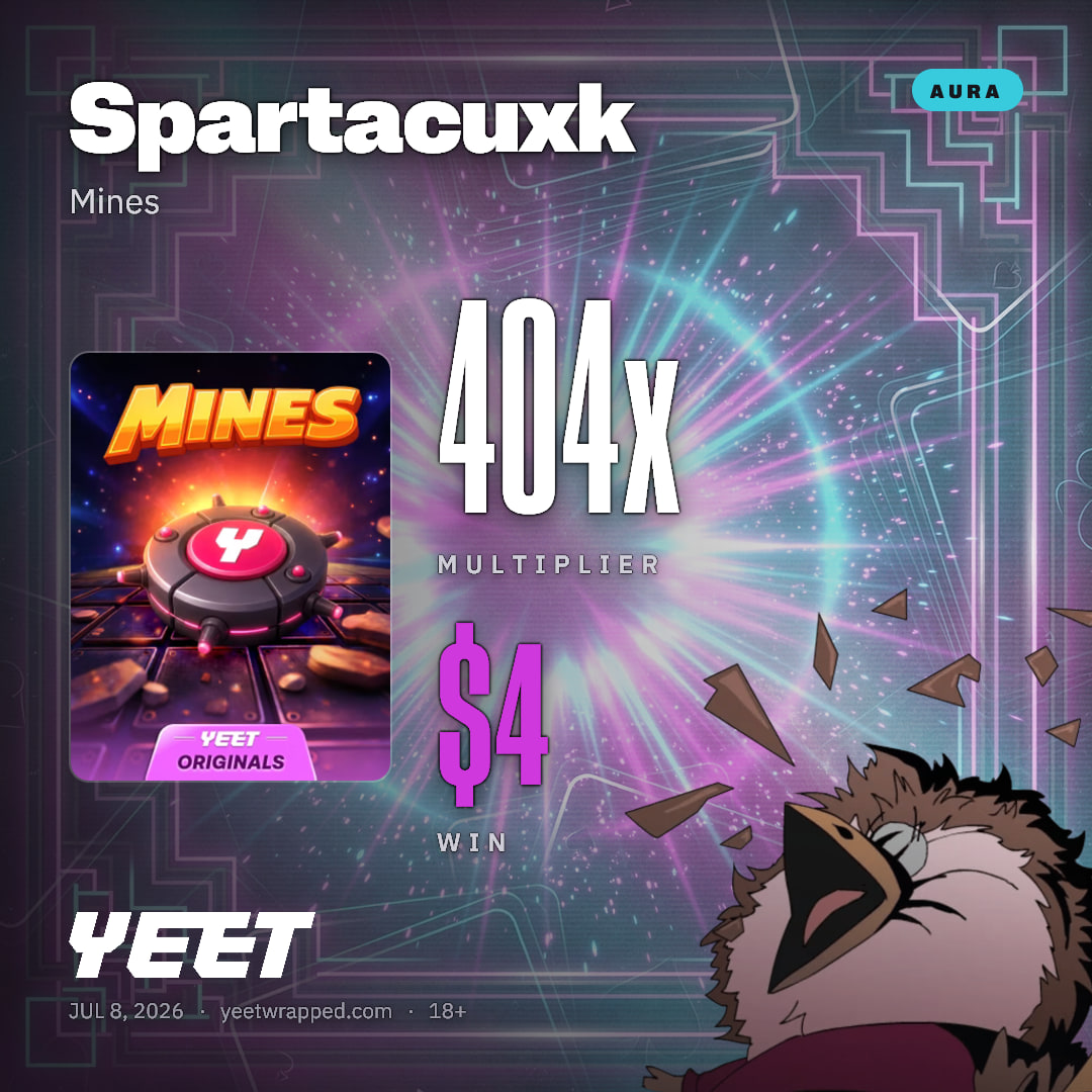 Spartacuxk hit 404.1x on Mines