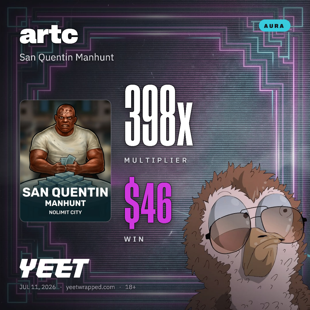 artc hit 398.4x on San Quentin Manhunt