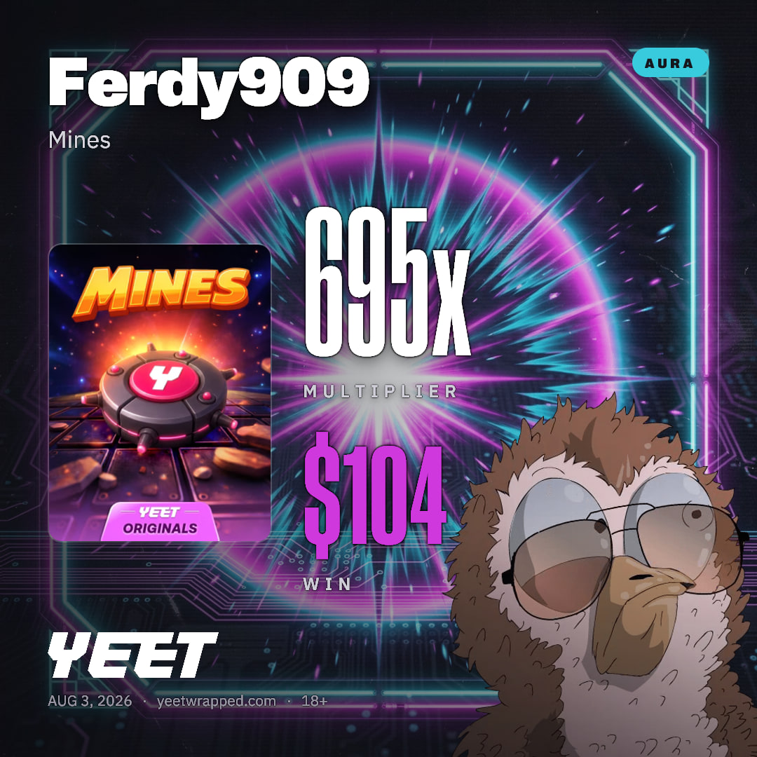 Ferdy909 hit 695.4x on Mines