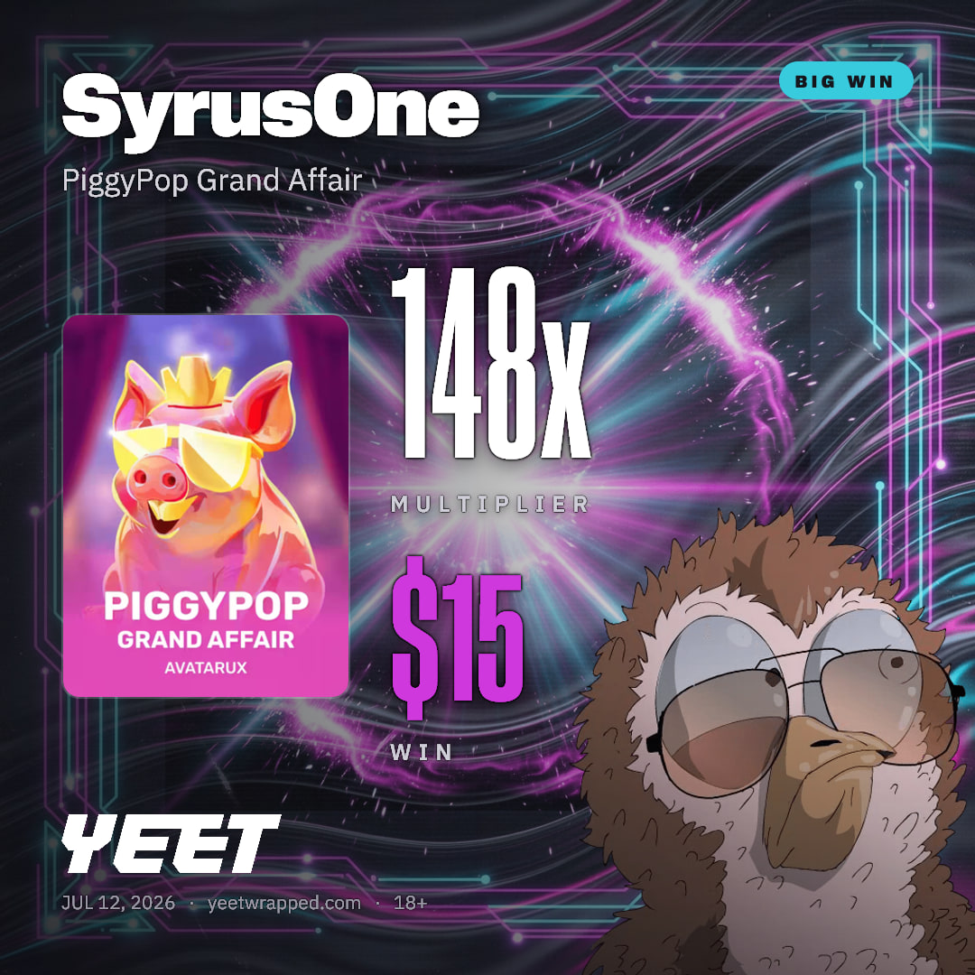 SyrusOne hit 148.4x on PiggyPop Grand Affair