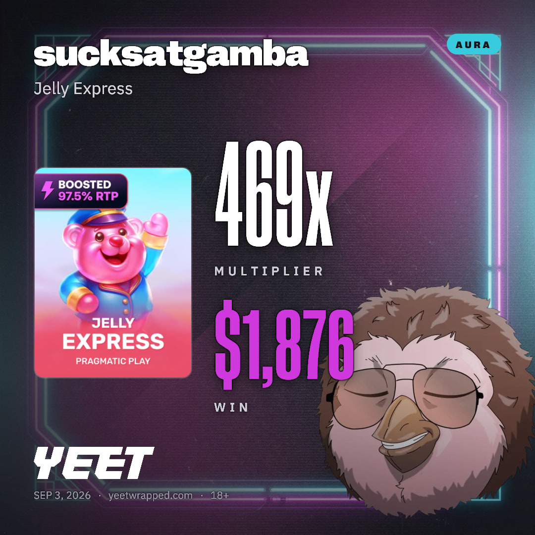 sucksatgamba hit 469.1x on Jelly Express