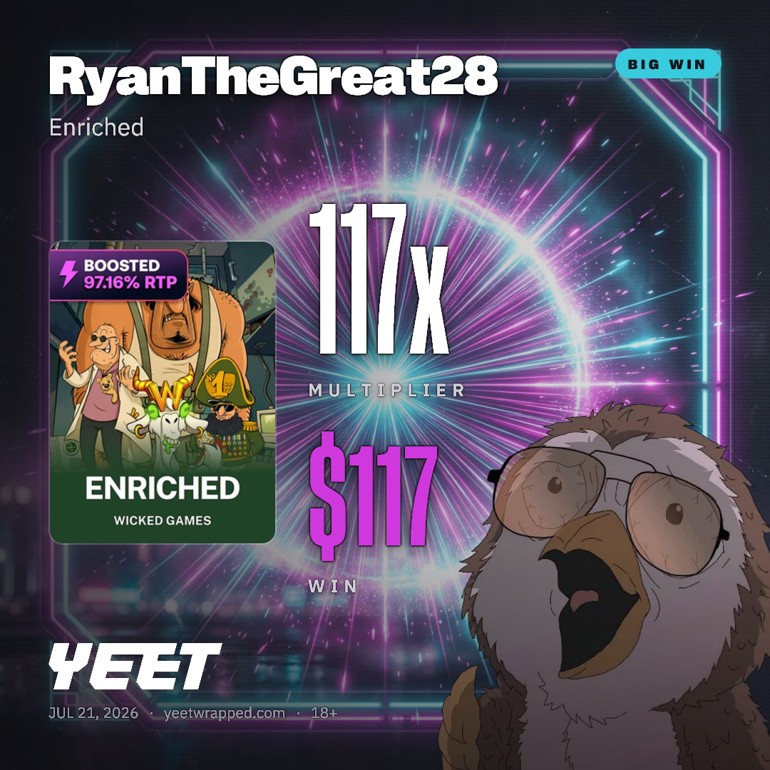 RyanTheGreat28 hit 117.3x on Enriched
