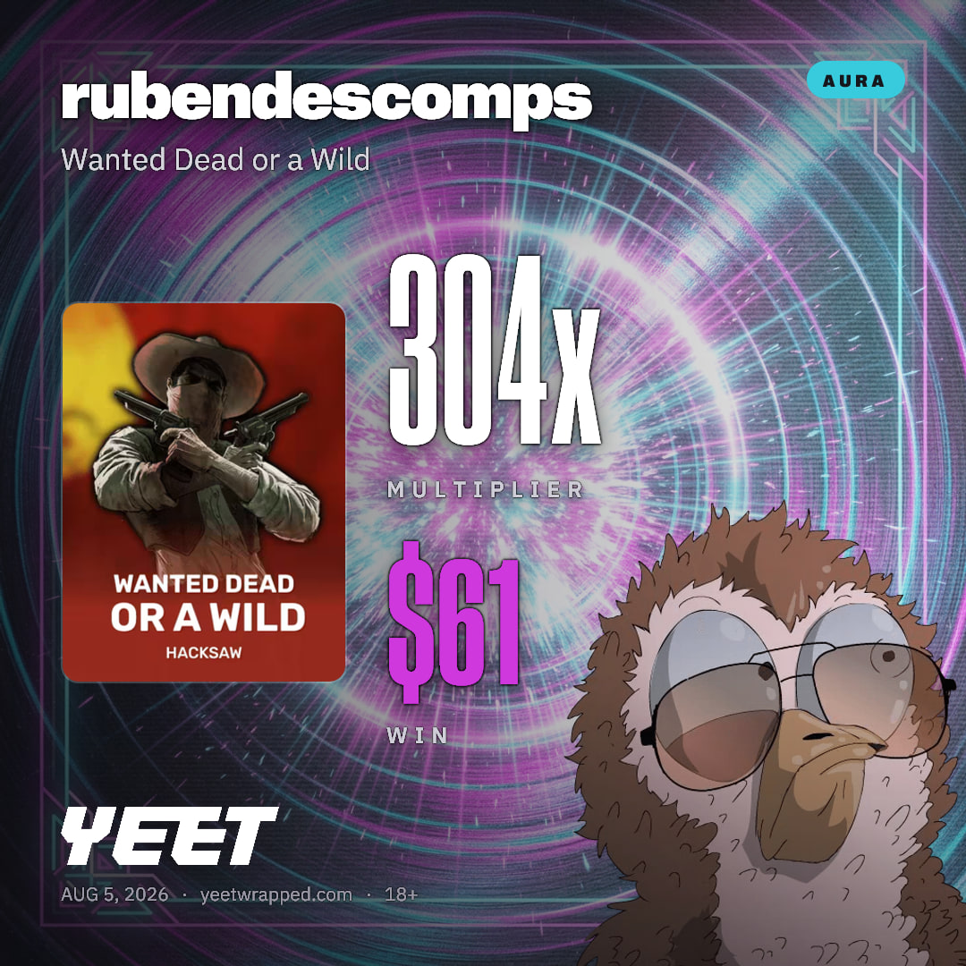 rubendescomps hit 304.1x on Wanted Dead or a Wild