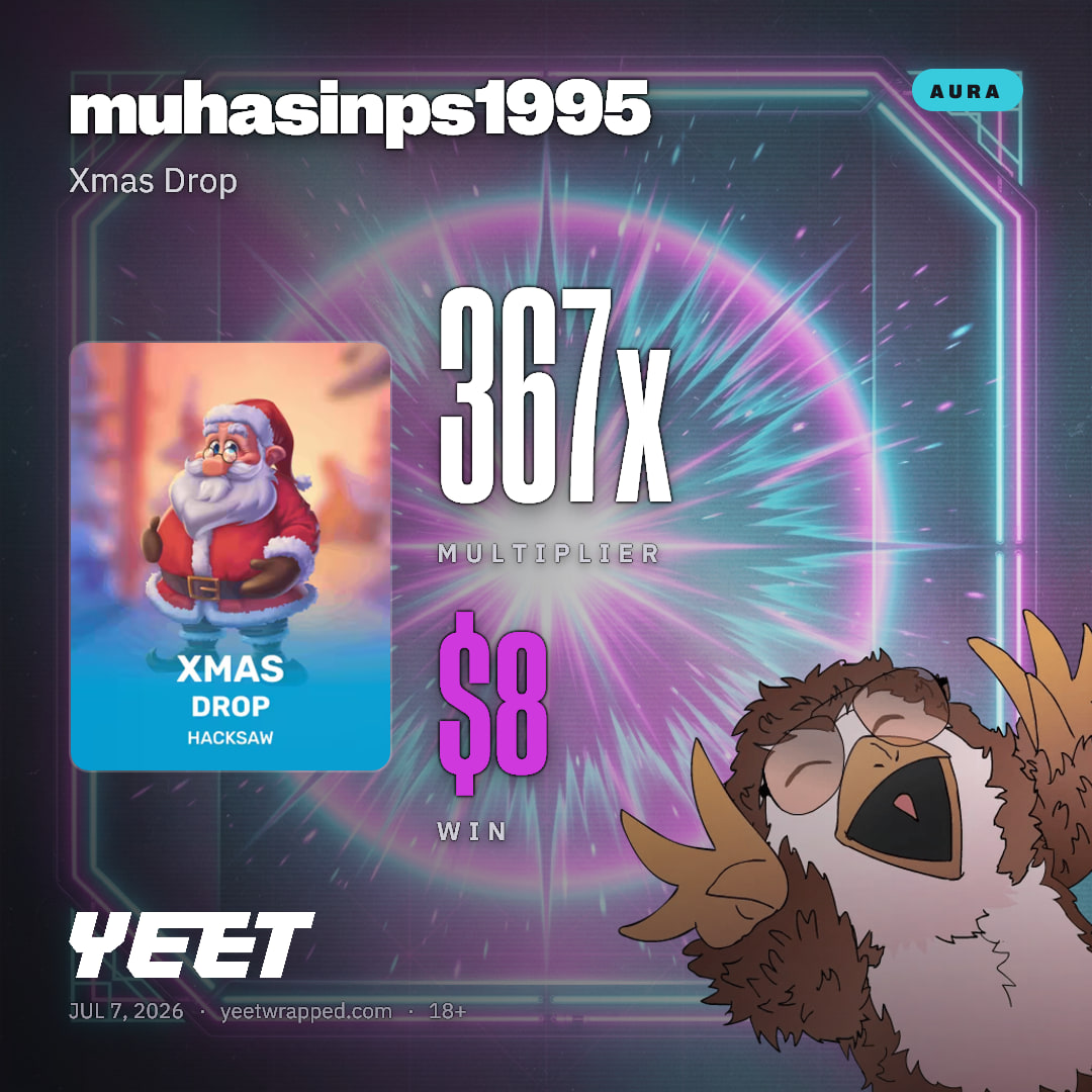 muhasinps1995 hit 366.5x on Xmas Drop