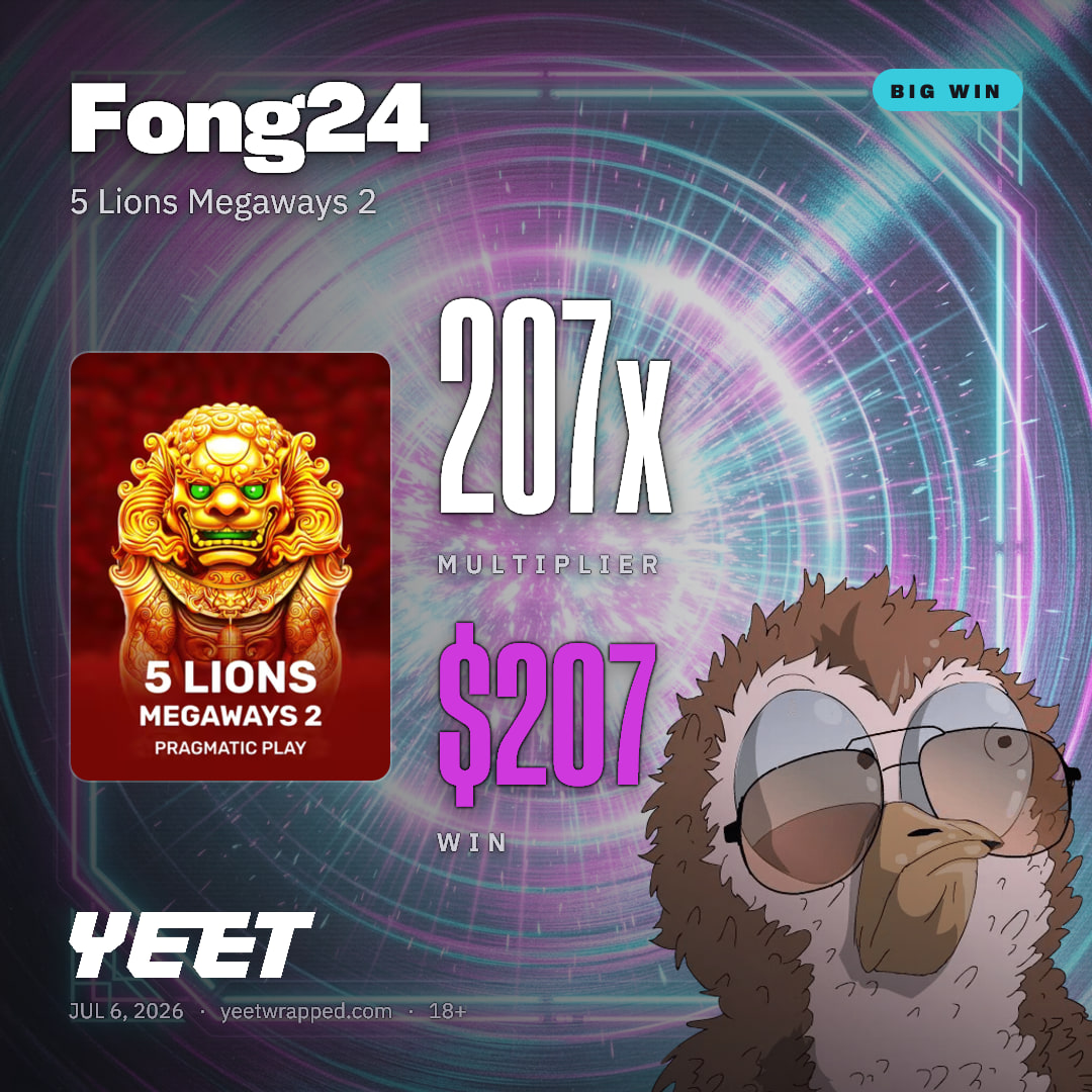 Fong24 hit 206.7x on 5 Lions Megaways 2