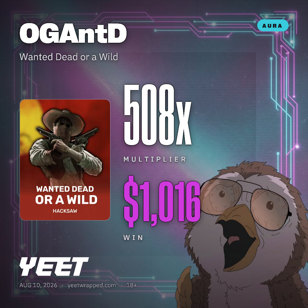 OGAntD hit 508x on Wanted Dead or a Wild