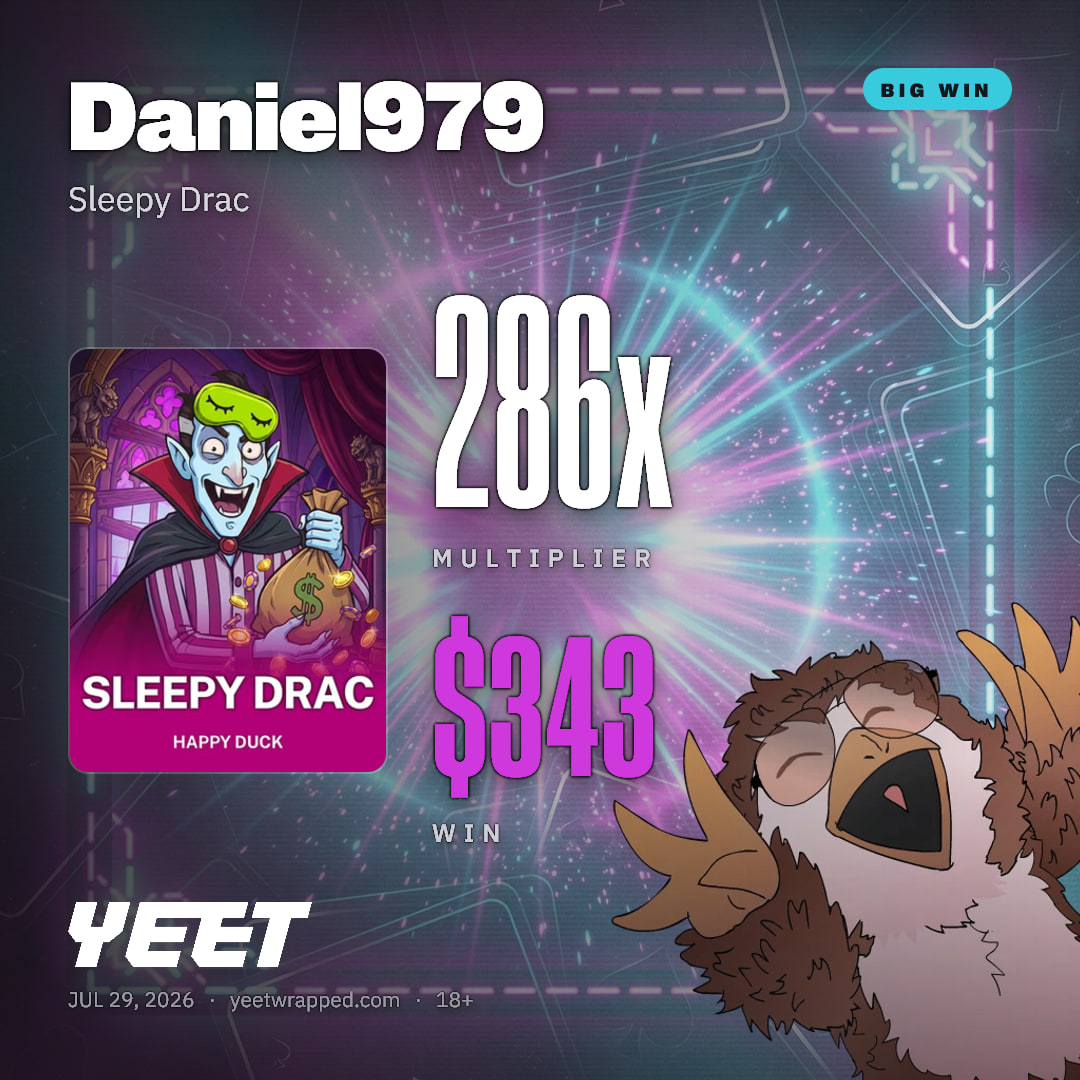 Daniel979 hit 286.2x on Sleepy Drac
