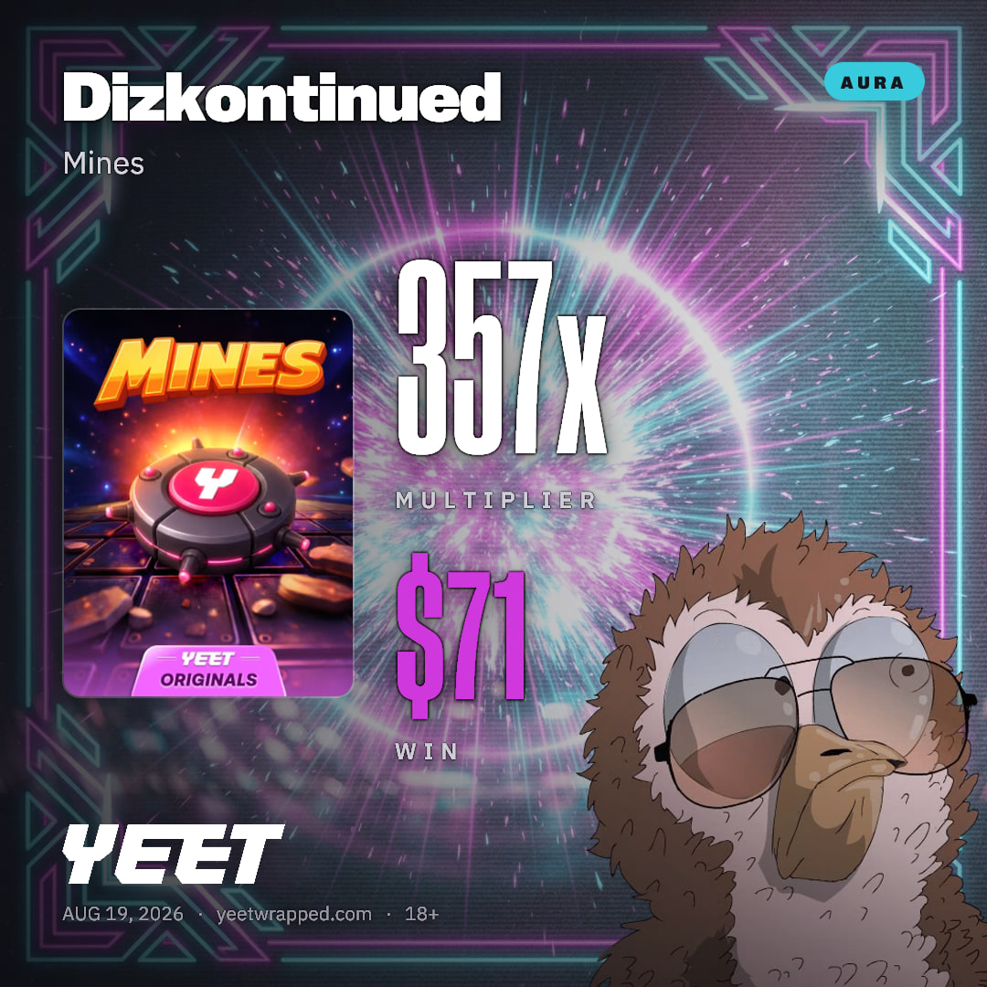 Dizkontinued hit 356.6x on Mines