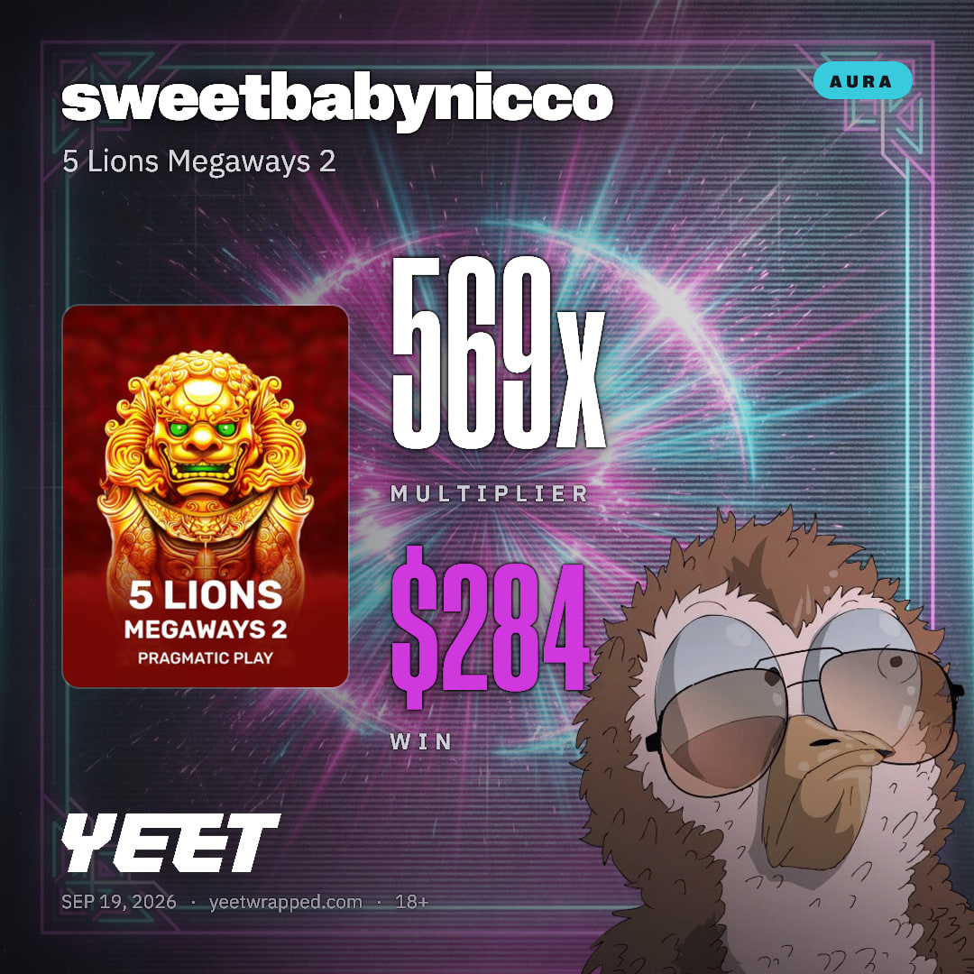 sweetbabynicco hit 568.9x on 5 Lions Megaways 2