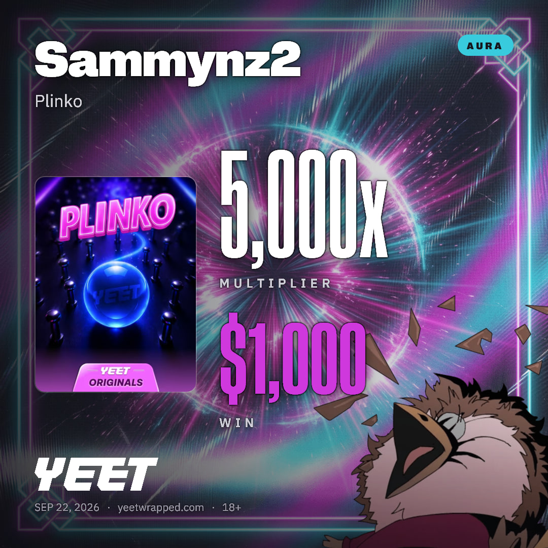 Sammynz2 hit 5,000x on Plinko