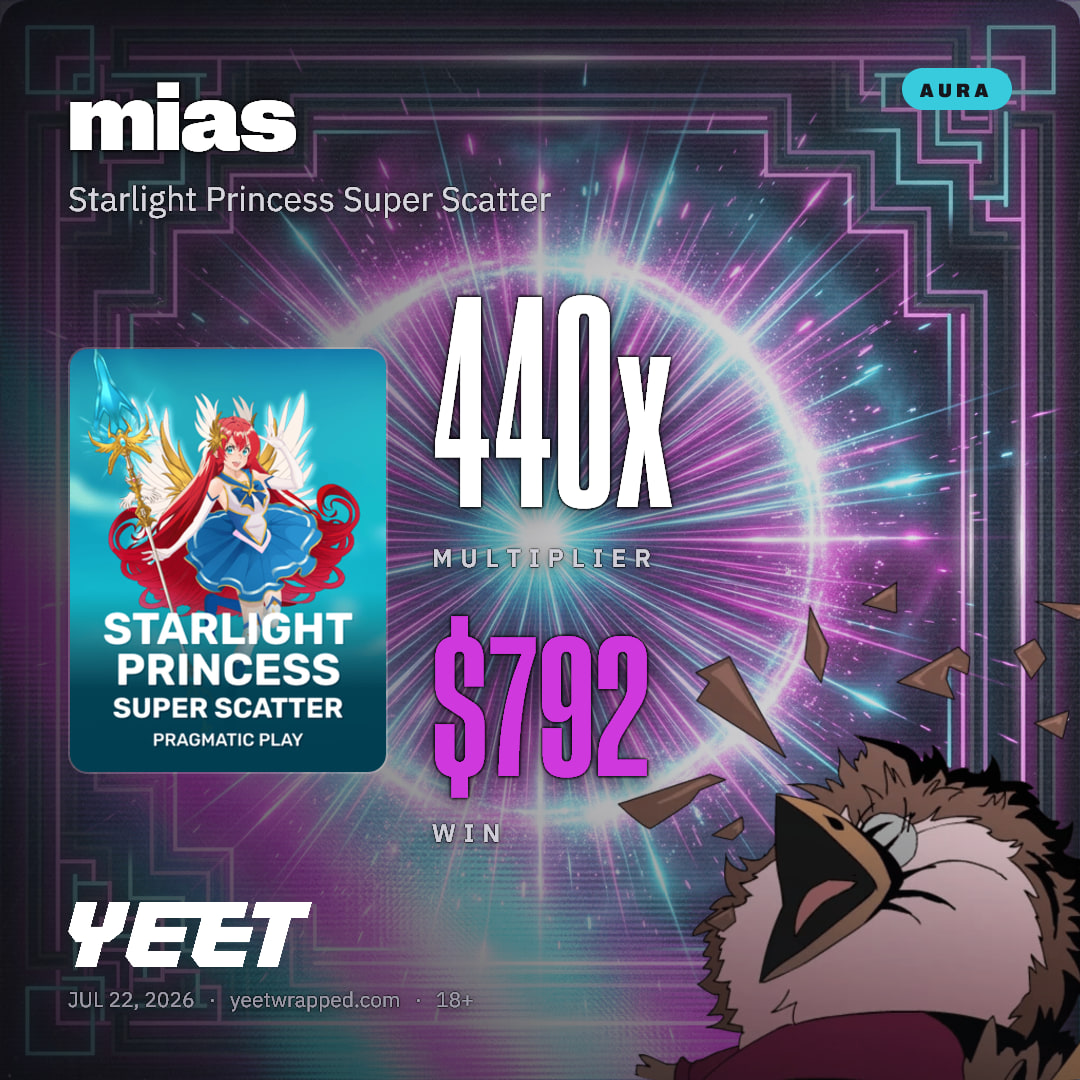 mias hit 440.1x on Starlight Princess Super Scatter
