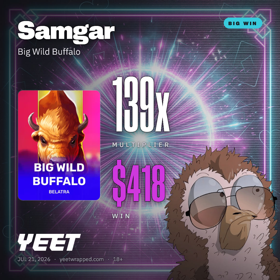 Samgar hit 139.2x on Big Wild Buffalo