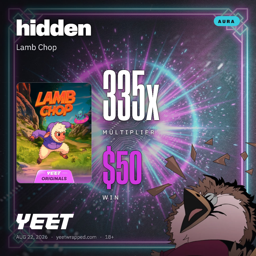 hidden hit 334.6x on Lamb Chop