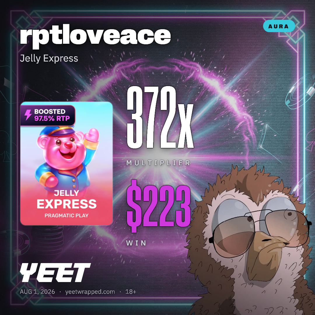 rptloveace hit 371.6x on Jelly Express