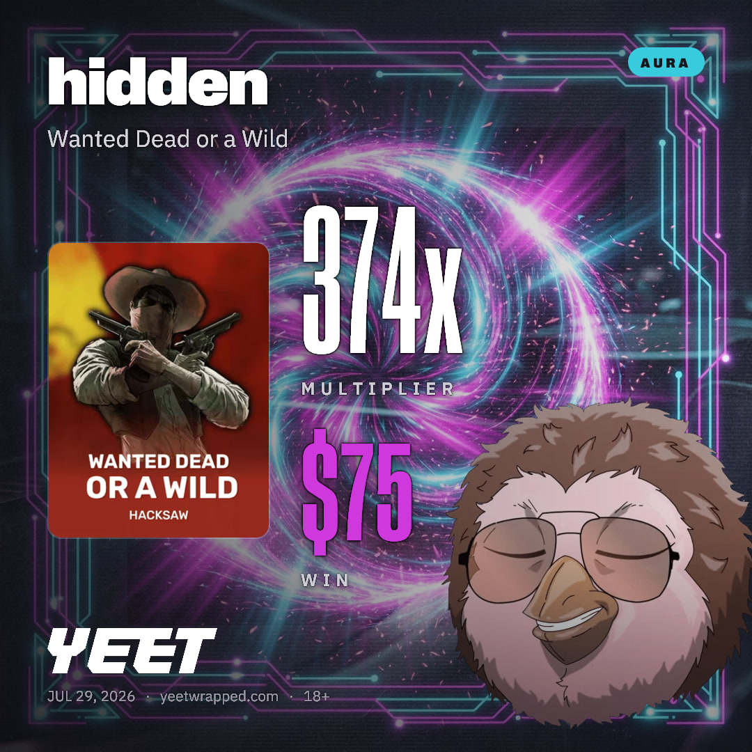hidden hit 373.6x on Wanted Dead or a Wild