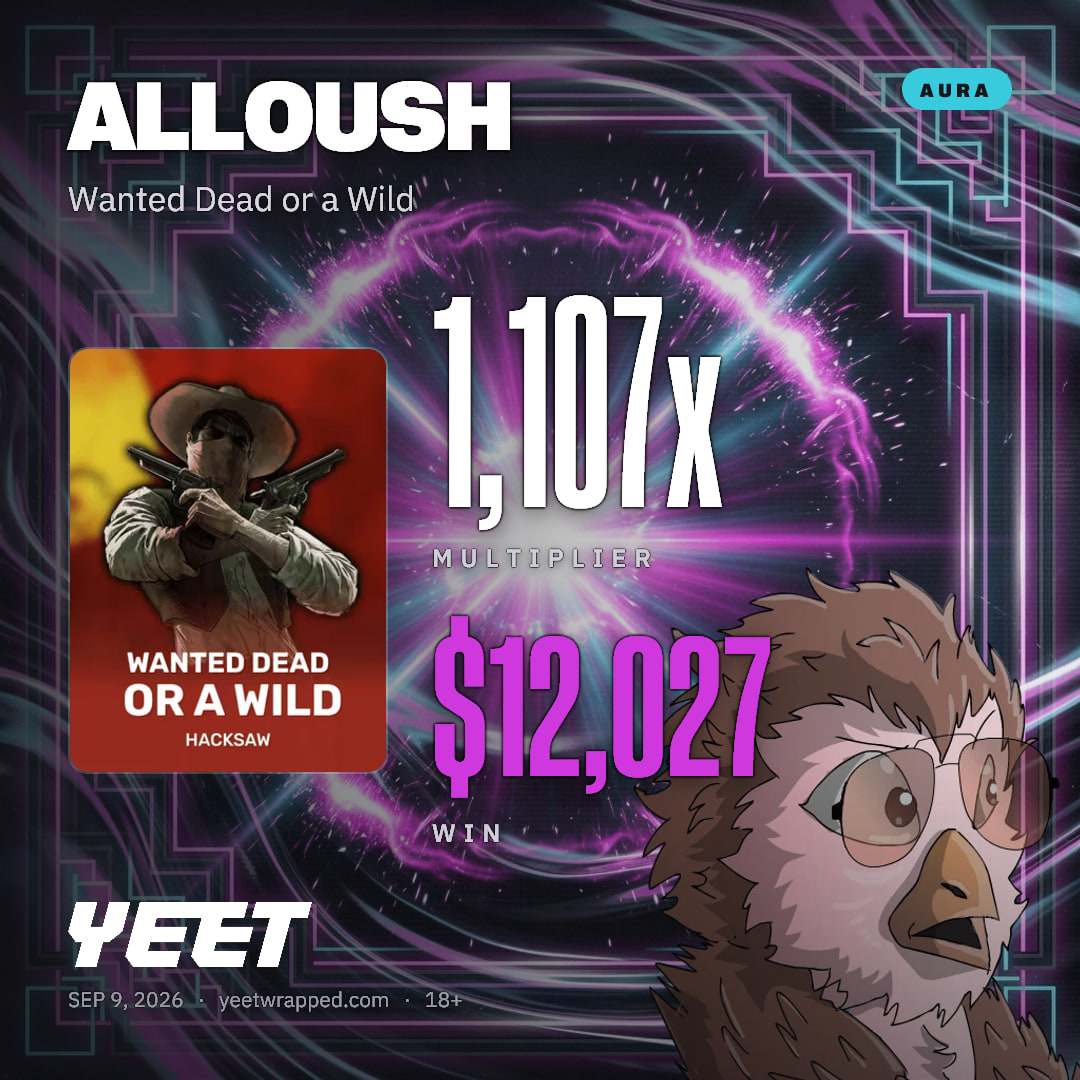 ALLOUSH hit 1,107x on Wanted Dead or a Wild