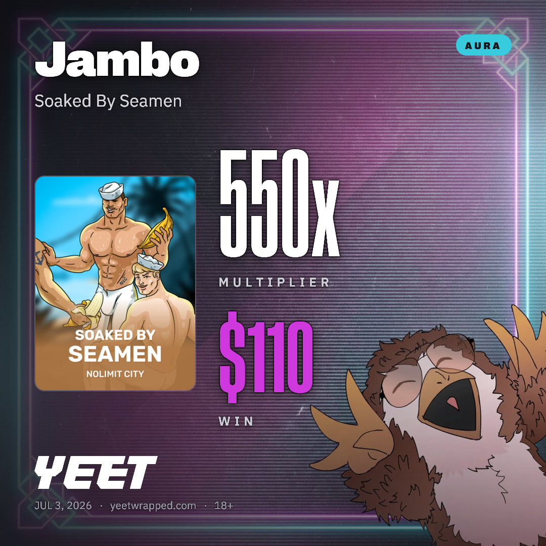 Jambo hit 549.9x on Soaked By Seamen