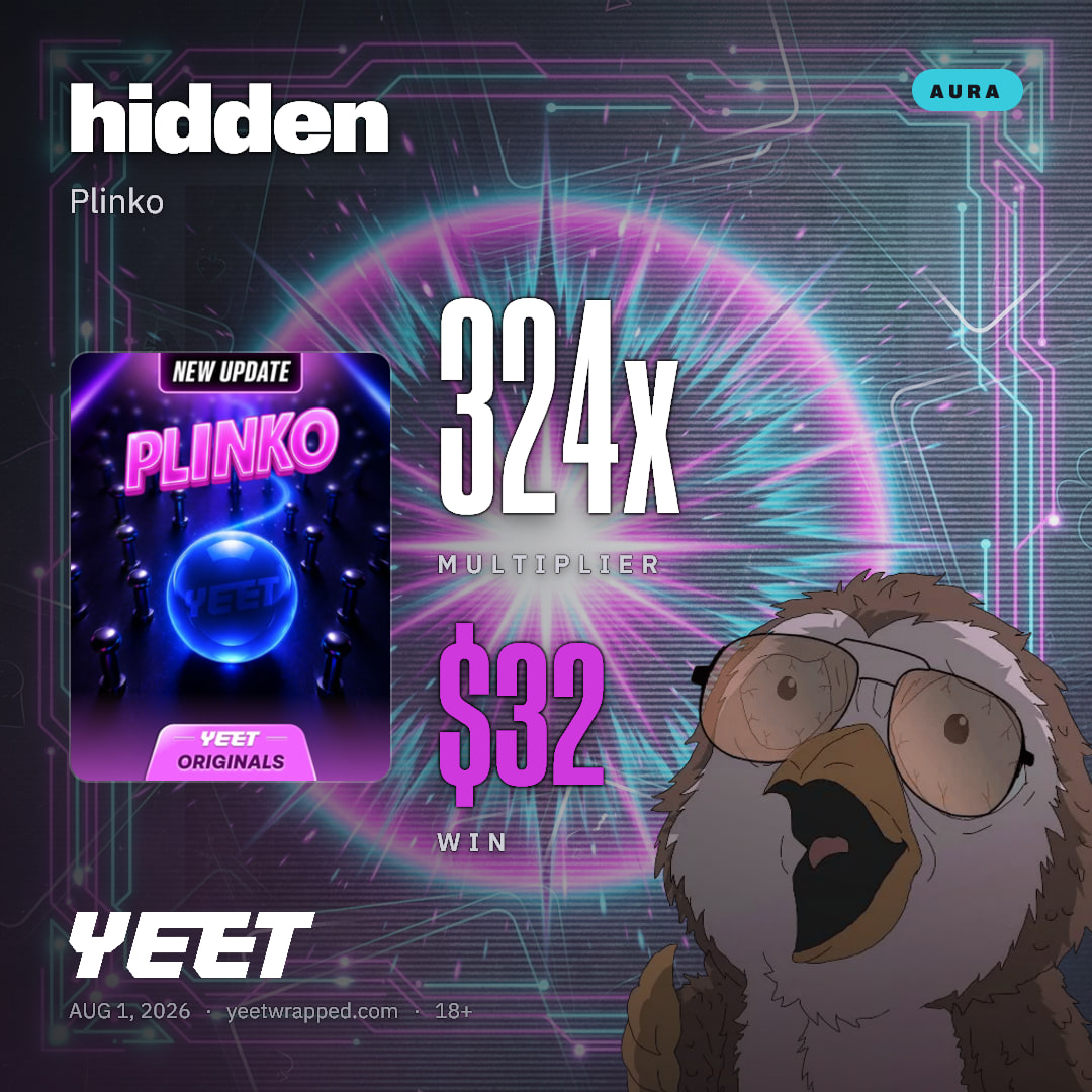 hidden hit 324x on Plinko