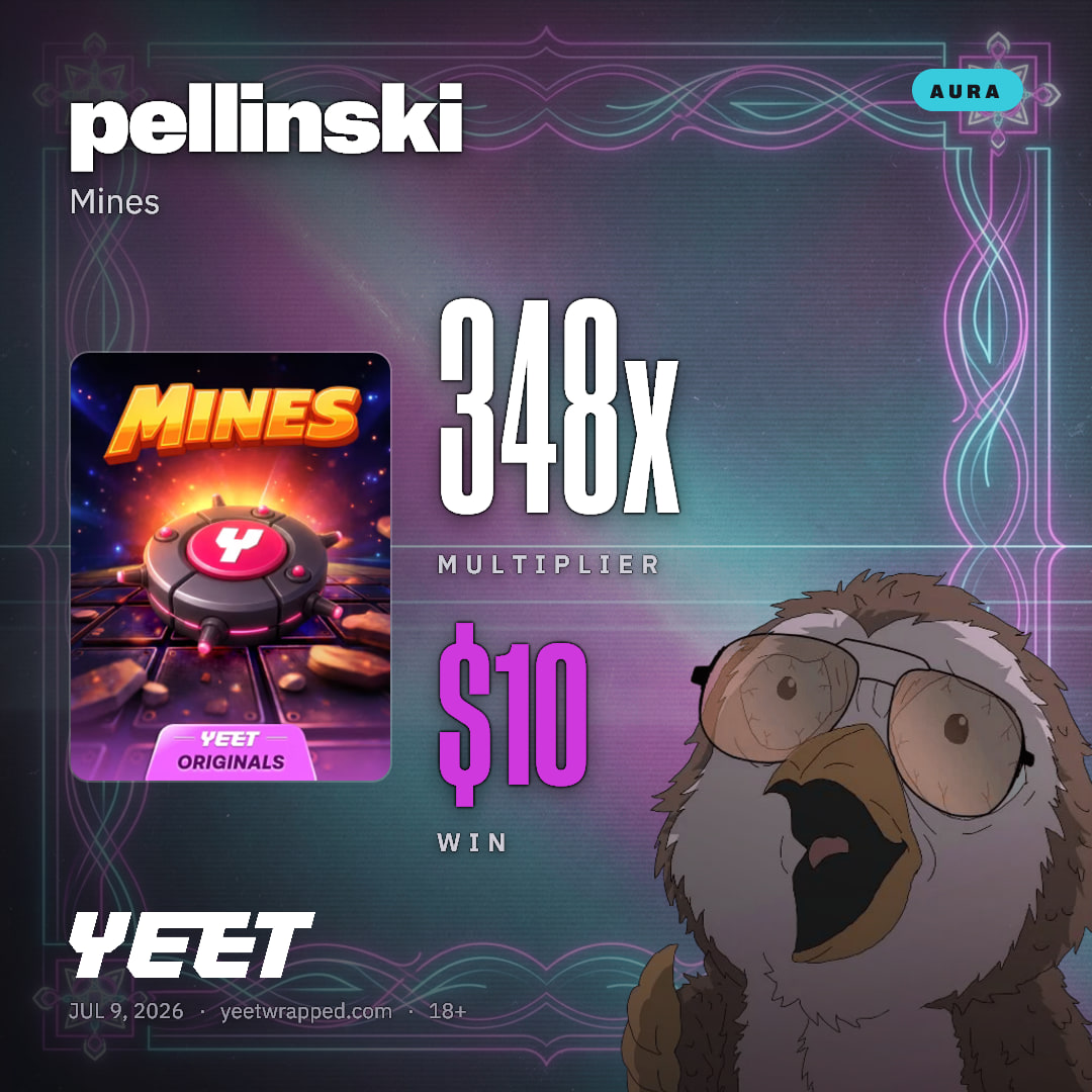 pellinski hit 347.6x on Mines