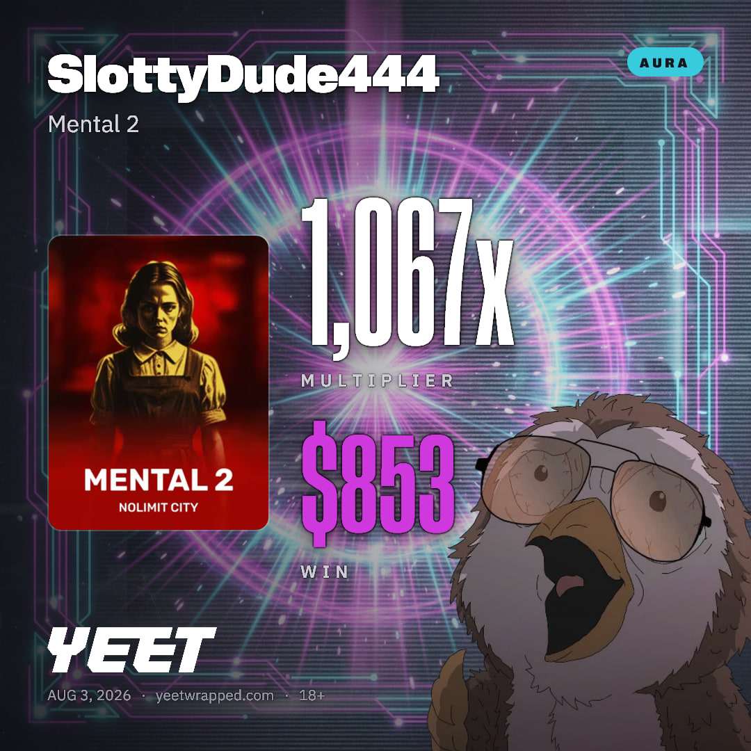 SlottyDude444 hit 1,067x on Mental 2