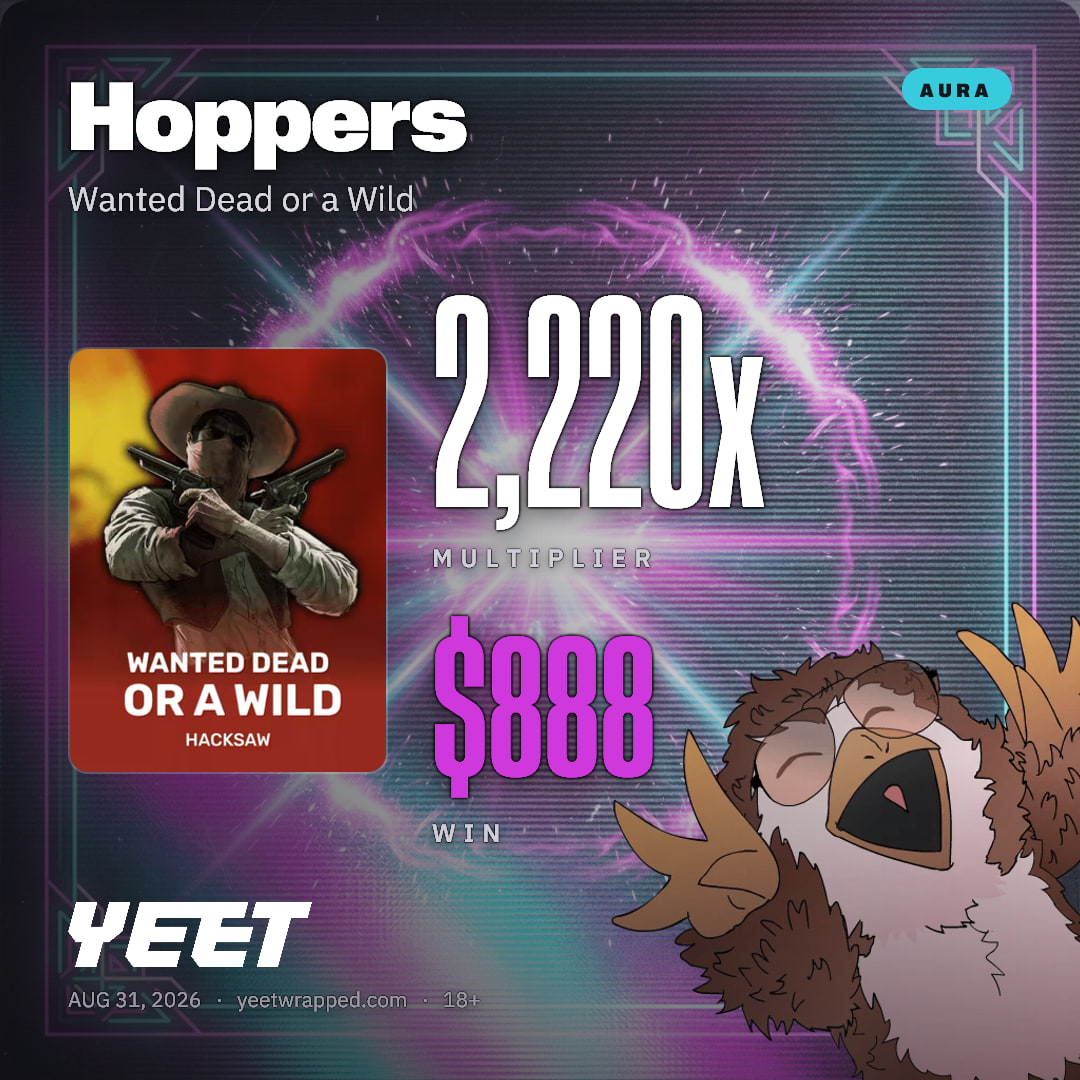 Hoppers hit 2,220x on Wanted Dead or a Wild