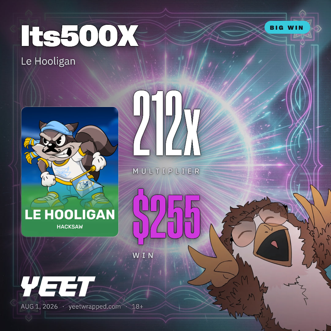 Its500X hit 212.1x on Le Hooligan
