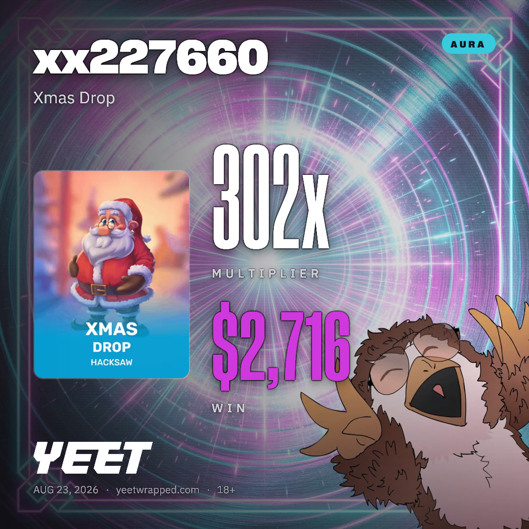 xx227660 hit 301.8x on Xmas Drop