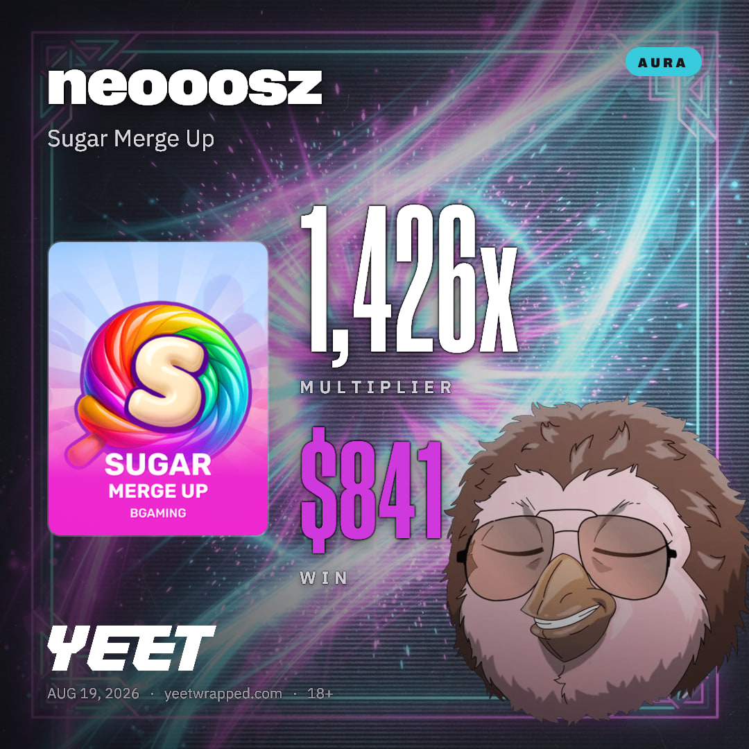 neooosz hit 1,426x on Sugar Merge Up