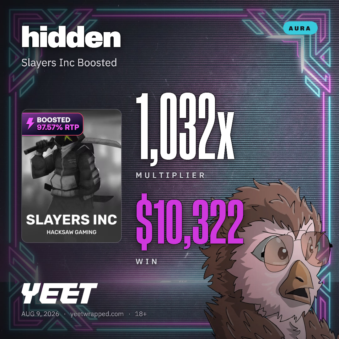 hidden hit 1,032x on Slayers Inc Boosted