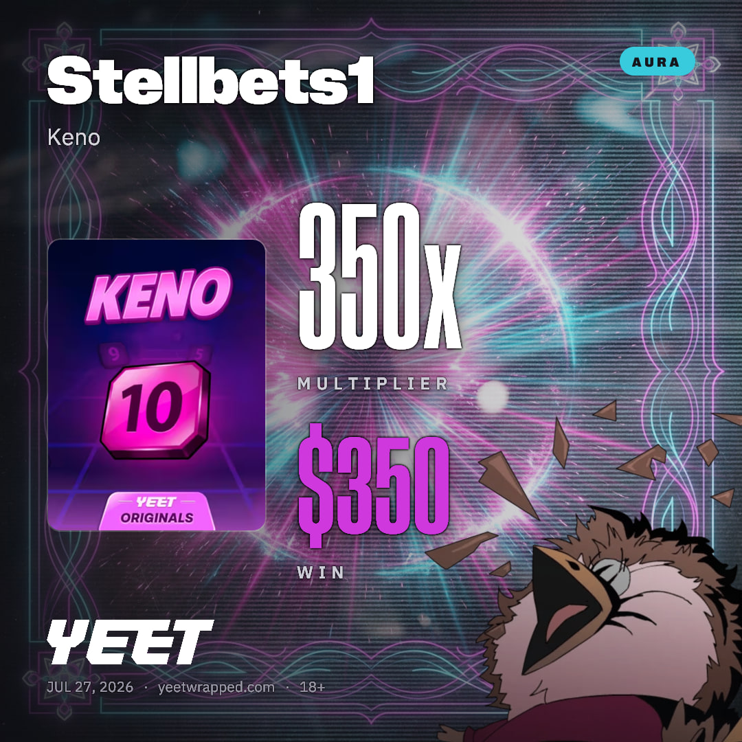 Stellbets1 hit 350x on Keno