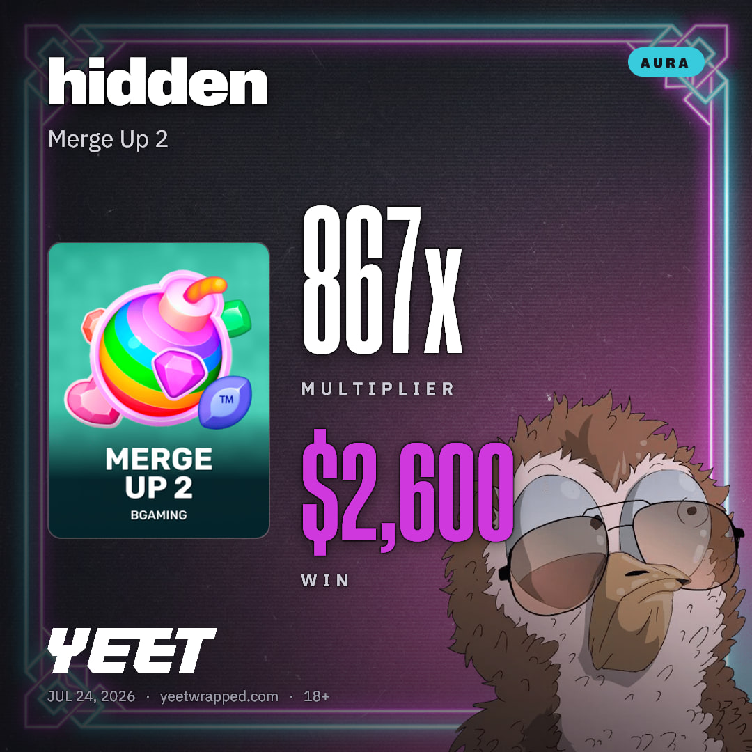 hidden hit 866.8x on Merge Up 2
