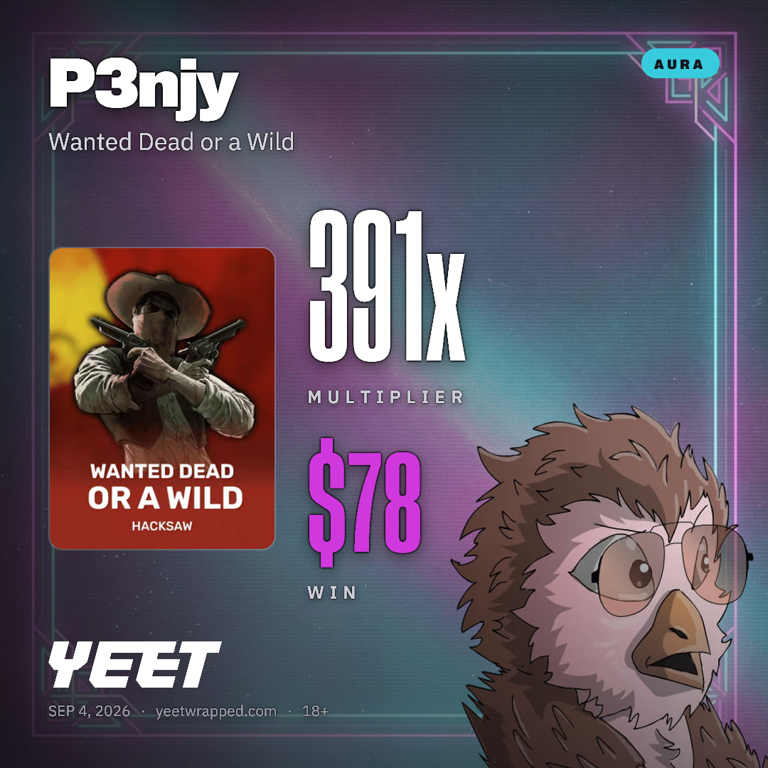 P3njy hit 391.3x on Wanted Dead or a Wild