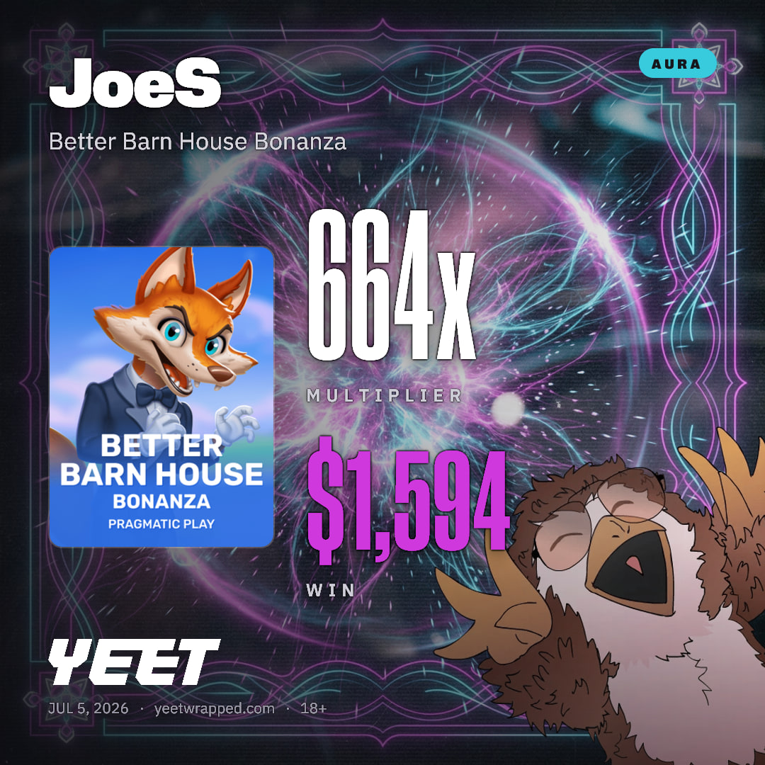 JoeS hit 664.1x on Better Barn House Bonanza