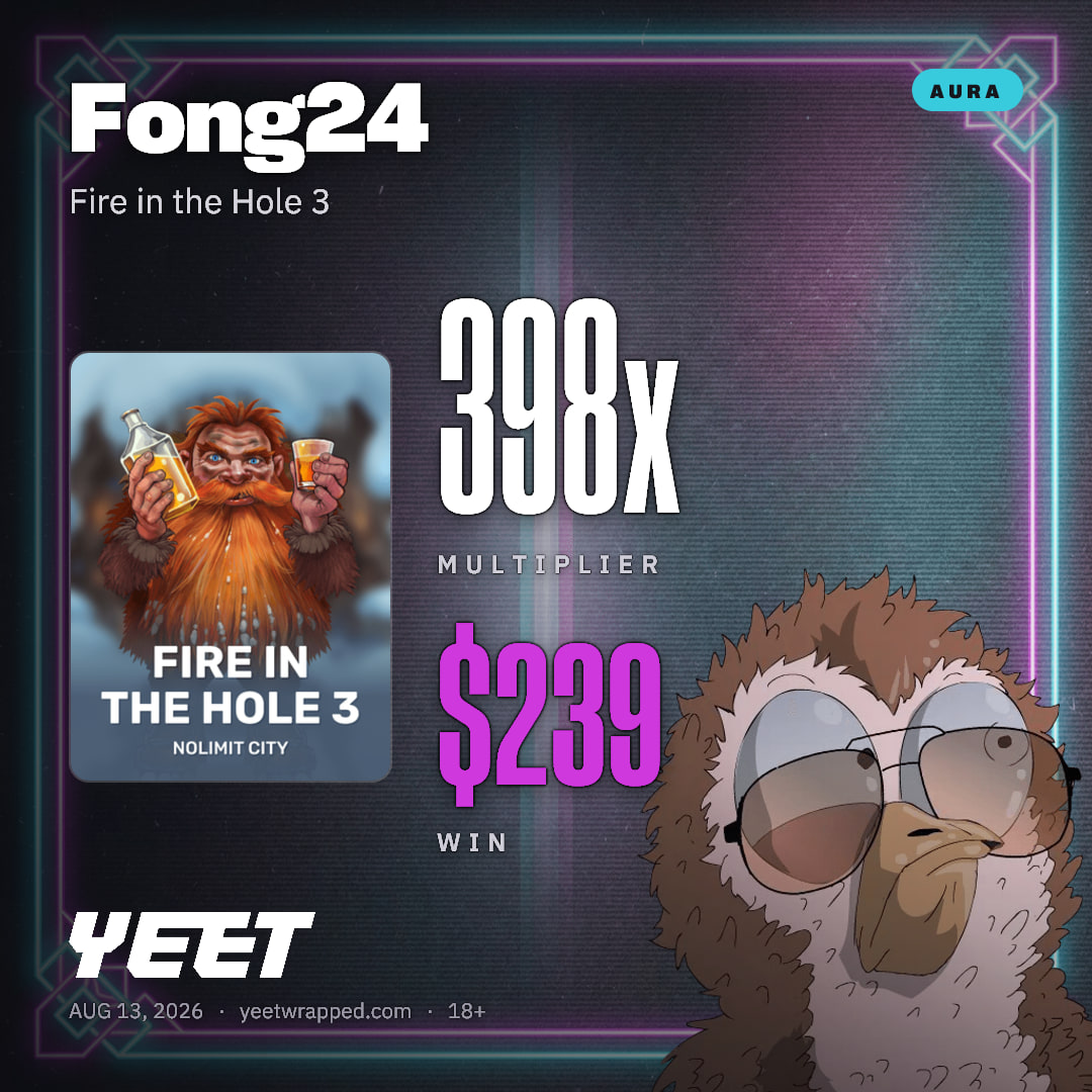Fong24 hit 398x on Fire in the Hole 3