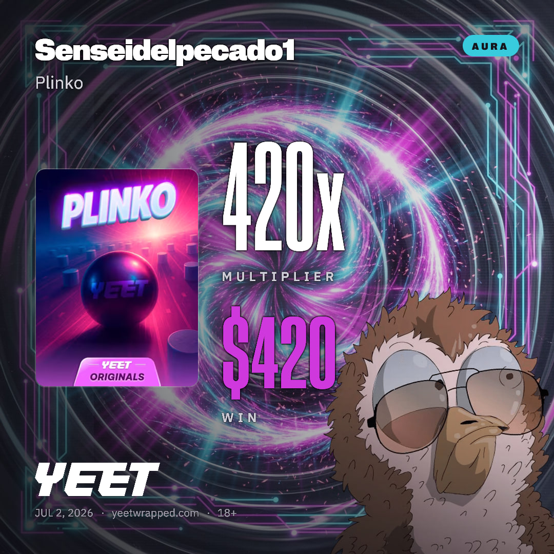 Senseidelpecado1 hit 420x on Plinko