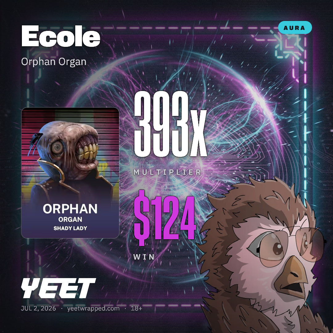 Ecole hit 392.9x on Orphan Organ