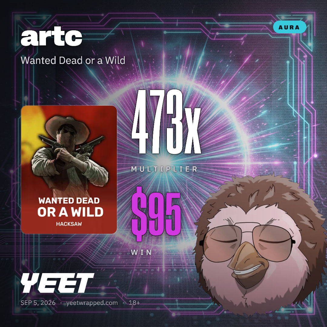 artc hit 472.5x on Wanted Dead or a Wild