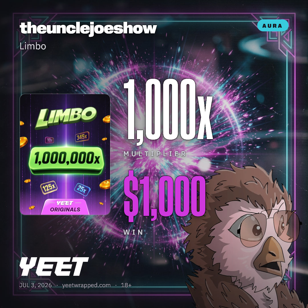 theunclejoeshow hit 1,000x on Limbo