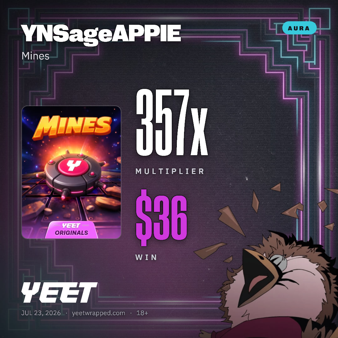 YNSageAPPIE hit 356.6x on Mines