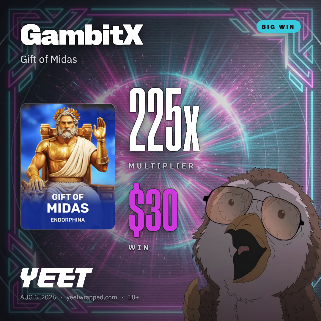GambitX hit 225x on Gift of Midas