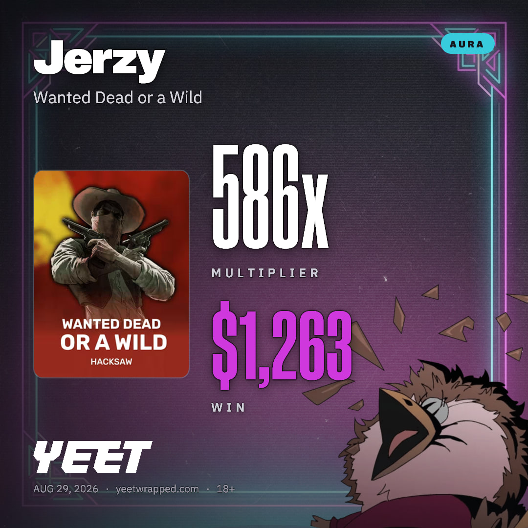 Jerzy hit 585.6x on Wanted Dead or a Wild