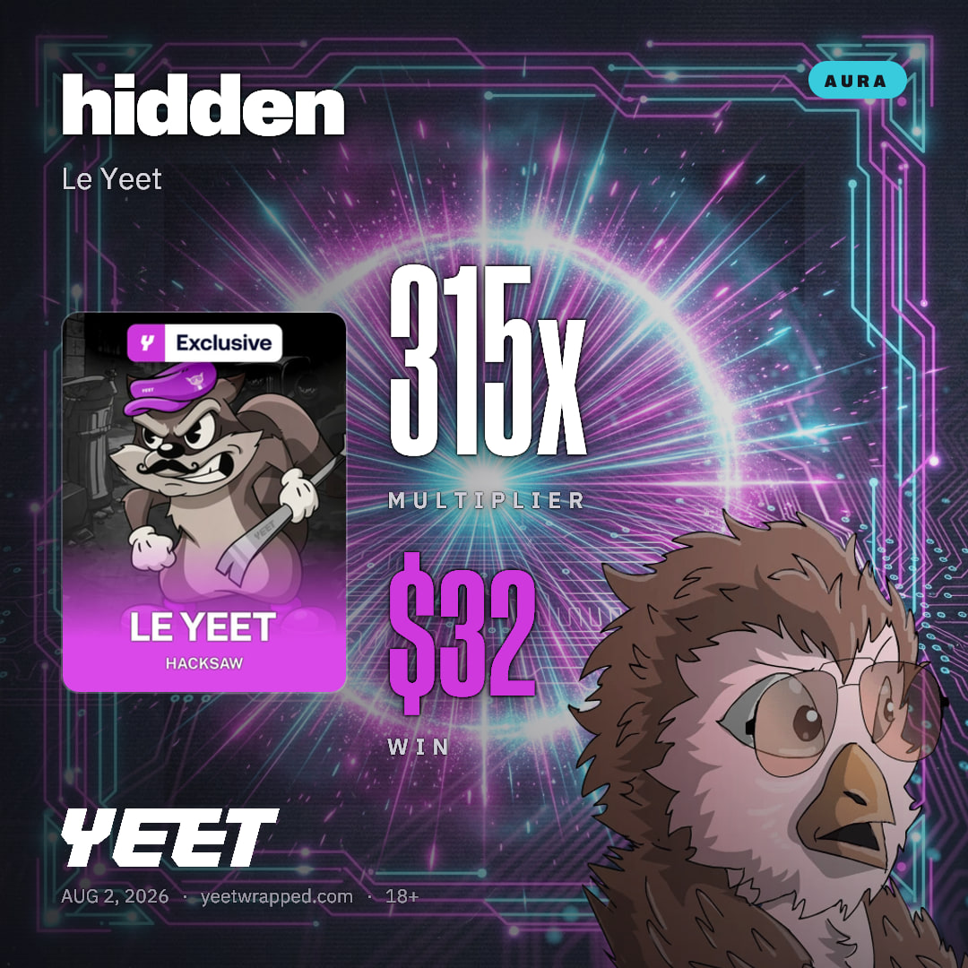 hidden hit 315x on Le Yeet