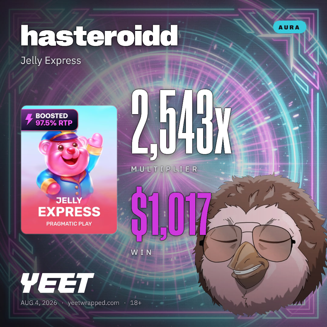 hasteroidd hit 2,543x on Jelly Express
