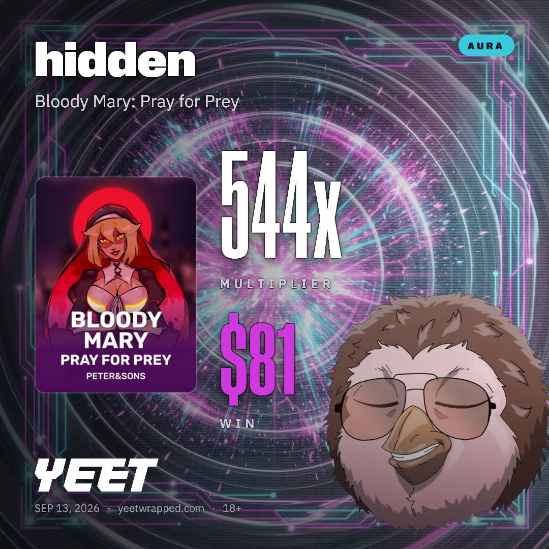 hidden hit 543.8x on Bloody Mary: Pray for Prey