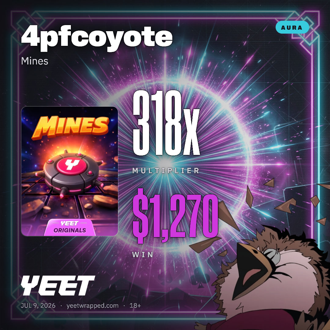 4pfcoyote hit 317.5x on Mines