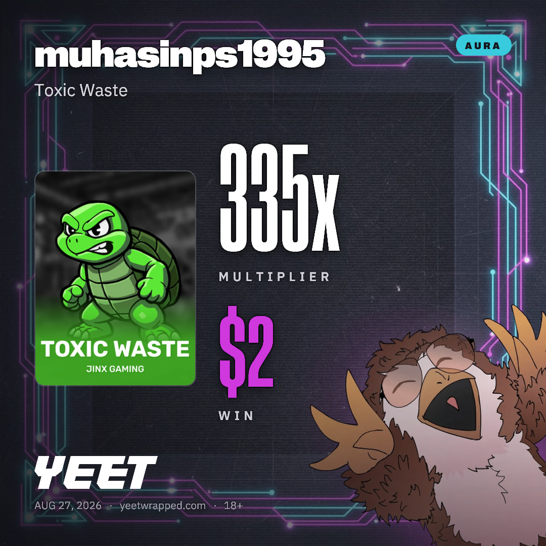muhasinps1995 hit 334.7x on Toxic Waste